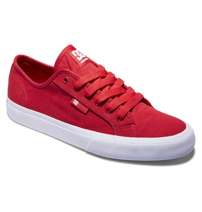 DC Manual Skate Canvas Shoes Red