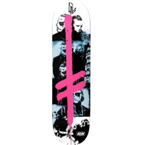 Deathwish X Darby Allen Pink Gang Logo Skateboard Deck 8.0"