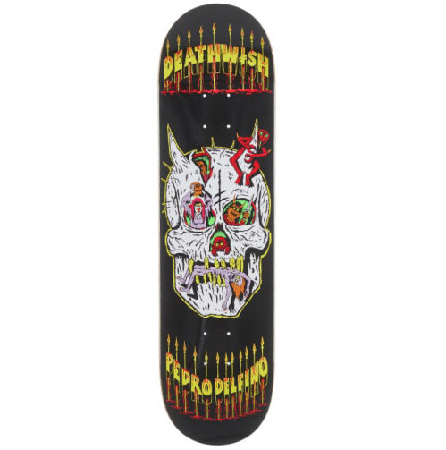 Deathwish Pedro Delfino Pro Exorcism Failed Skateboard Deck 8.125"