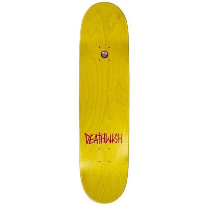 Deathwish Deathspray Logo Black, Red Skateboard Deck 8.25"