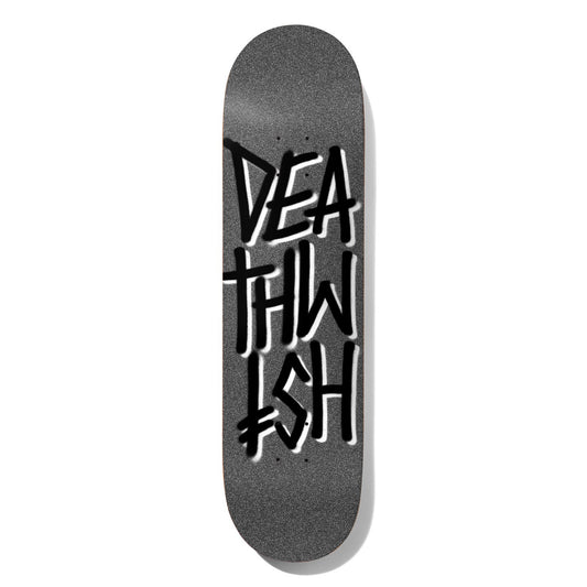 Deathwish Deathstack Nation Skateboard Deck Grey Glitter 8.475"