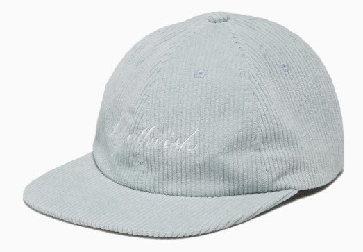 Deathwish Script Corduroy Light Blue Snapback Hat