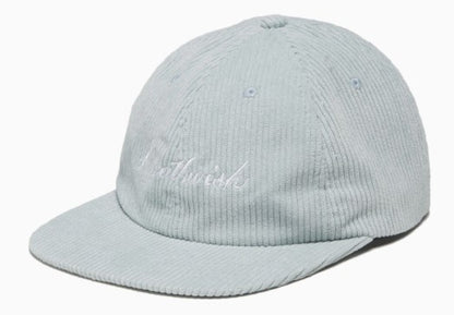 Deathwish Script Corduroy Light Blue Snapback Hat