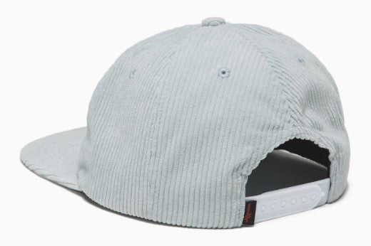 Deathwish Script Corduroy Light Blue Snapback Hat