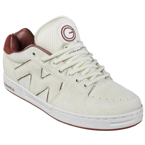 Emerica SKATE SHOP DAY 2023 OG-1 Reissue White, Burgundy Skate Shoe