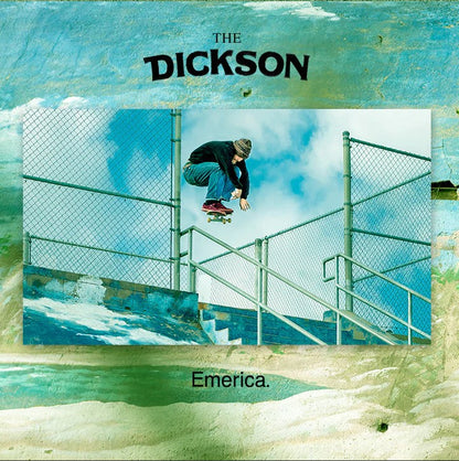 Emerica Dickson Suede Skate Shoe - Black/White/Gold
