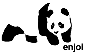 Enjoi Xray Panda First Push Complete Skateboard 8.0"