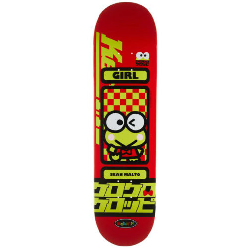Girl Sean Malto Pro Sanrio Tokyo Speed Skateboard Deck 8.25"