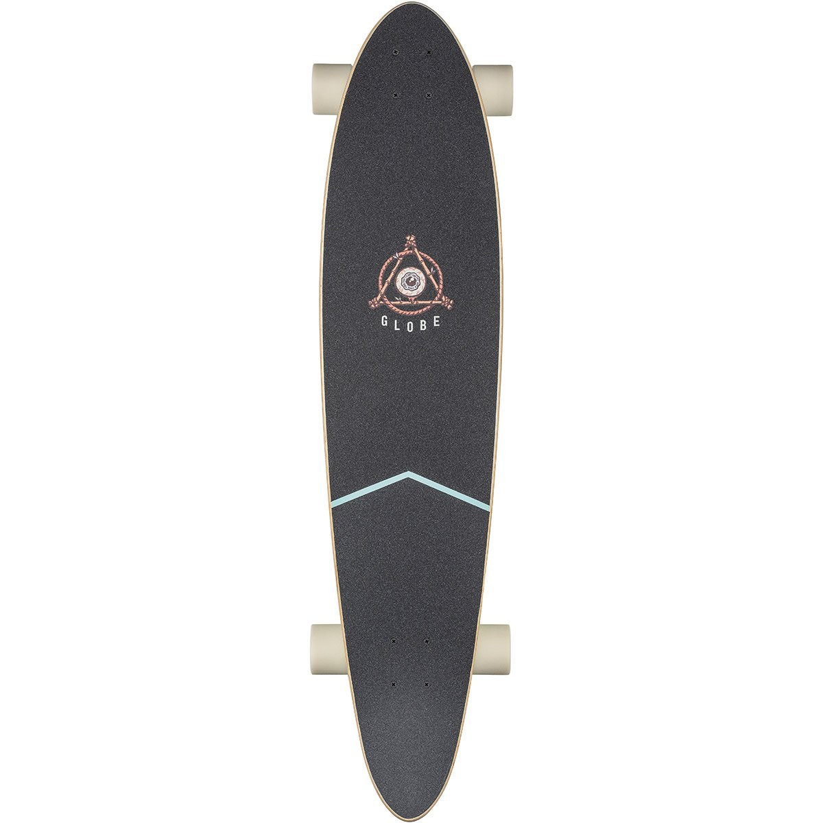 Globe Pinner Classic Half Cut Teal Longboard Complete 40"