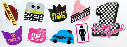 Girl Simon Bannerot Sanrio Tokyo Speed Skateboard Deck 8.25"