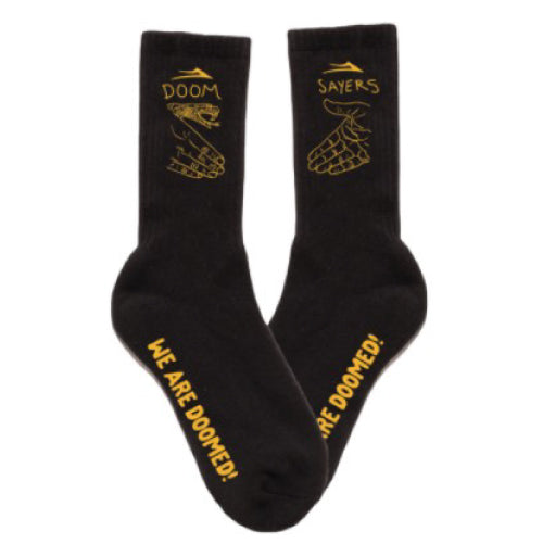 Lakai X Doomsayers Crew Socks Black