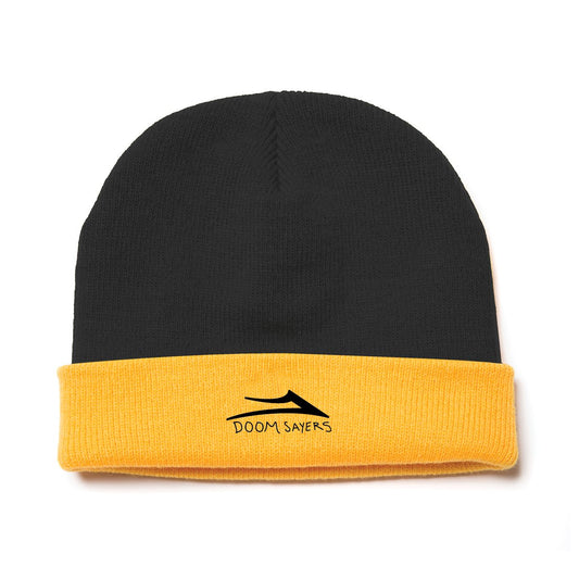 Lakai Doomsayers Two Tone Black, Yellow Beanie