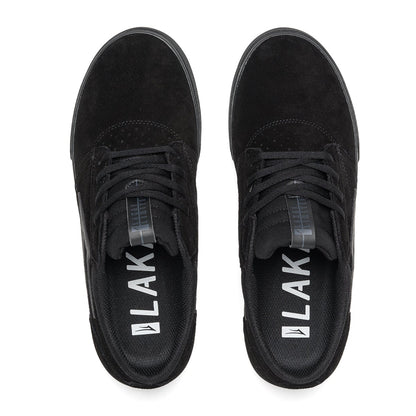 Lakai Griffin Black on Black Suede Skateboarding Shoe
