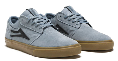 Lakai Griffin Fog Grey Suede with Gum Skateboard Shoe