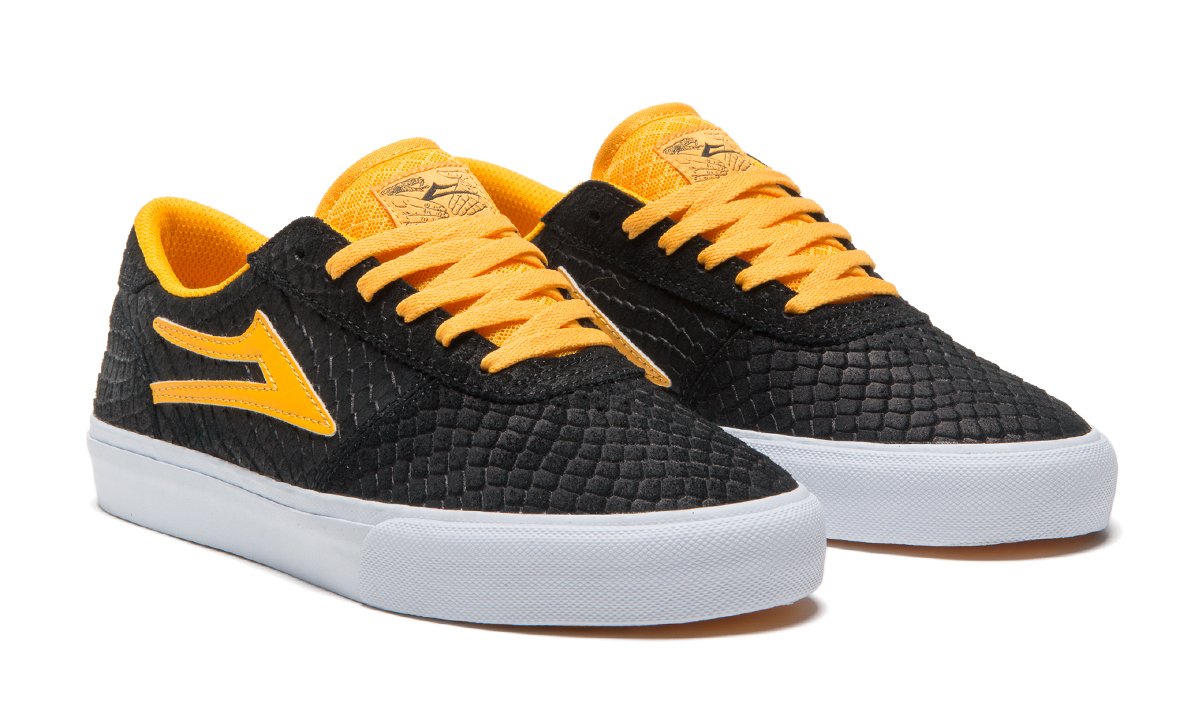 Lakai Manchester Doomsayers Black, Gold Suede