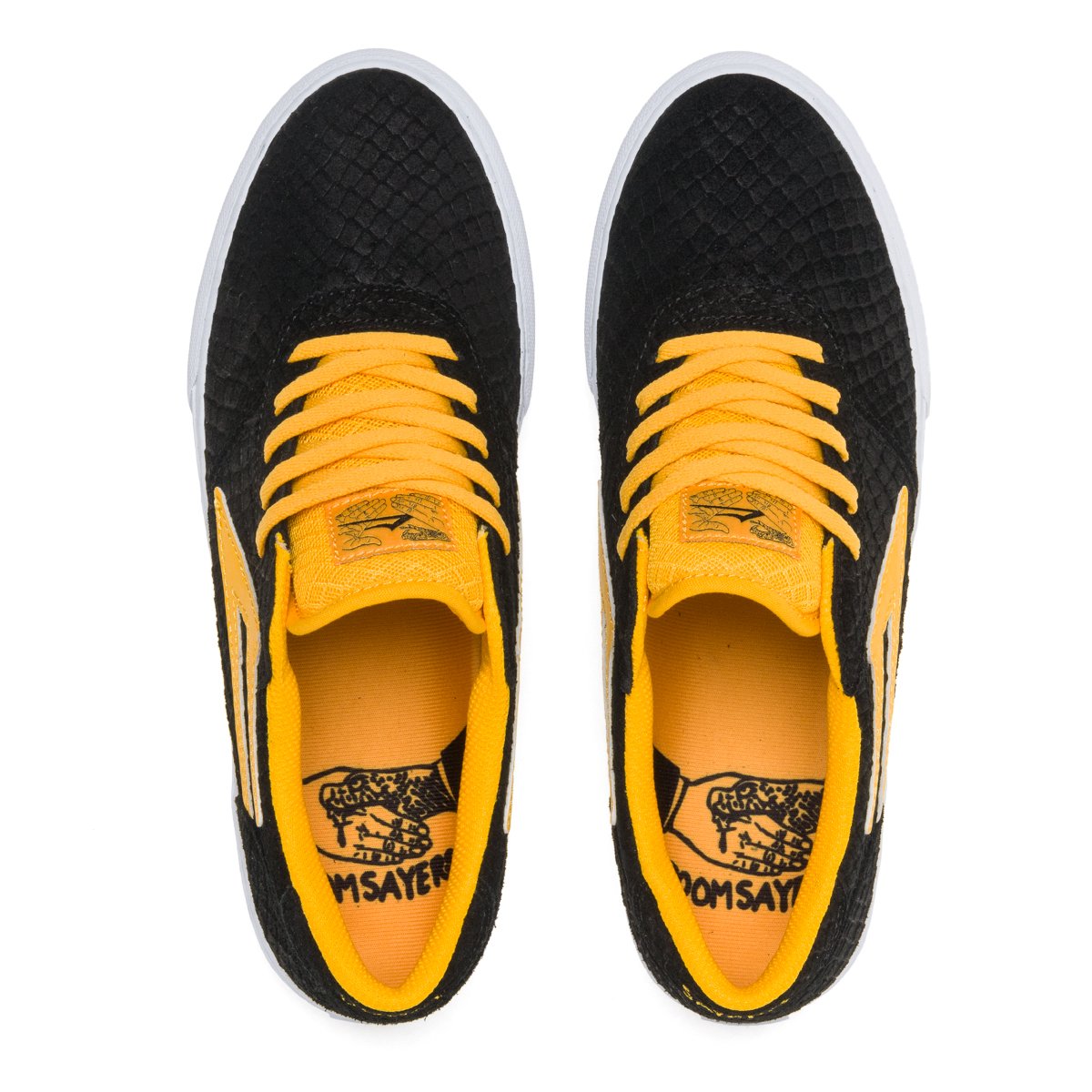 Lakai Manchester Doomsayers Black, Gold Suede