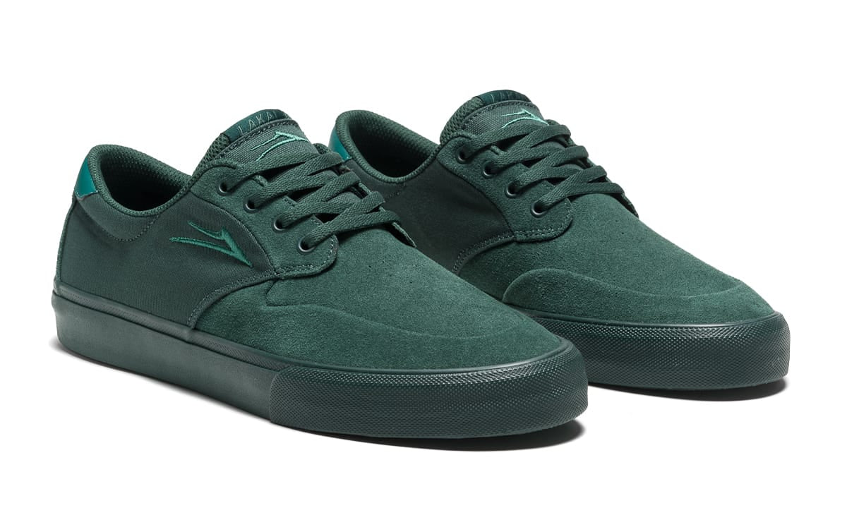 Lakai Riley 3 Pine Green Suede Skateboarding Shoe