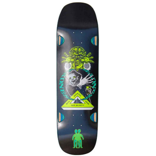 Madness Sam Beckett Back Grab Impact Light Shaped Skateboard Deck 8.75"