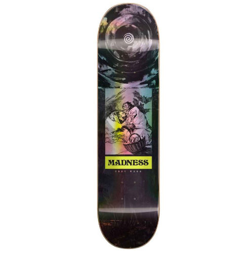 Madness Trey Wood Pro The Gift Super Sap R7 Holographic Skateboard Deck 8.25"