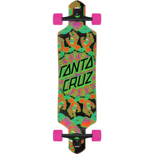  Santa Cruz Mandala Hand Drop Through Longboard Complete 36"