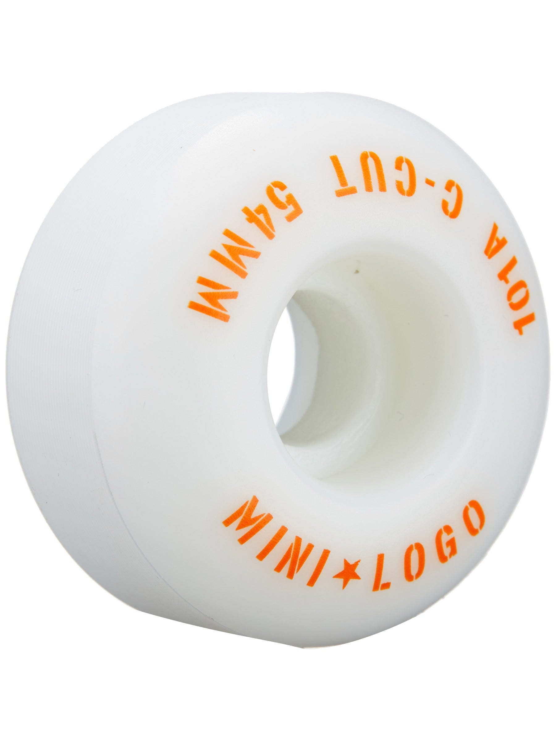 Mini Logo Skateboard C-Cut Wheels White 54MM 101A