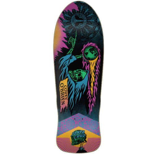 Santa Cruz X Obey Corey O'Brien Reaper by Shepard Fairey Shaped Reissue Skateboard Deck 9.85"