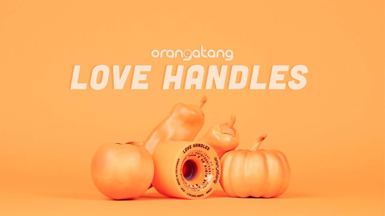 Orangatang Love Handles Longboard Cruiser Wheels Orange 65MM 80A