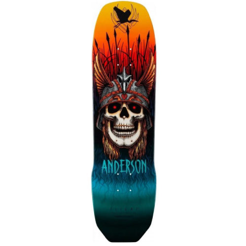 Powell Peralta Andy Anderson Heron Skull Flight Skateboard Deck 8.45