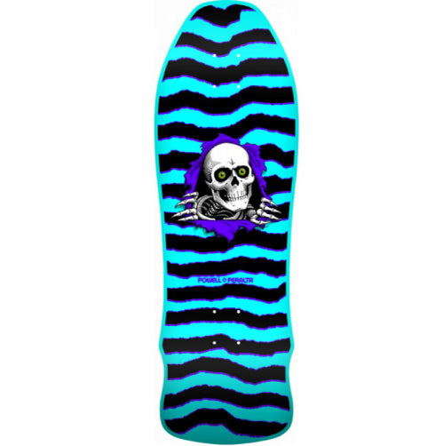 Powell Peralta GeeGah Ripper Aqua Reissue Skateboard Deck 9.75"