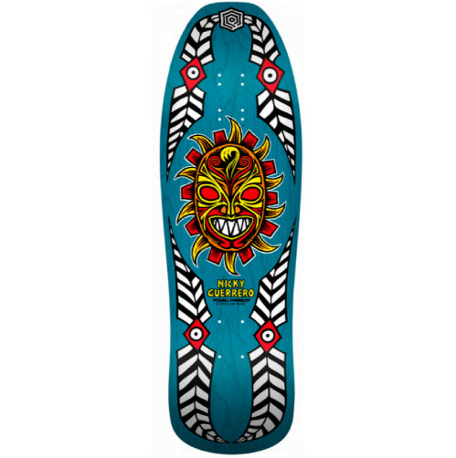 Powell Peralta Nicky Guerrero Pro Mask Blue Reissue Skateboard Deck 10"