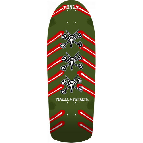 Powell Peralta OG Rat Bones Reissue Olive Green Skateboard Deck 10"