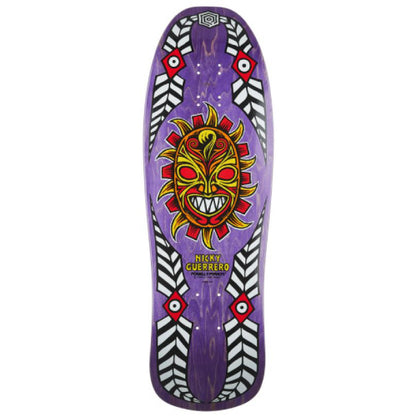 Powell Peralta Nicky Guerrero Pro Mask Purple Reissue Skateboard Deck 10"