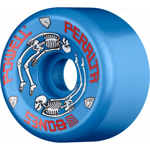 Powell Peralta G-Bones Skateboard Wheels Blue 64MM 97A