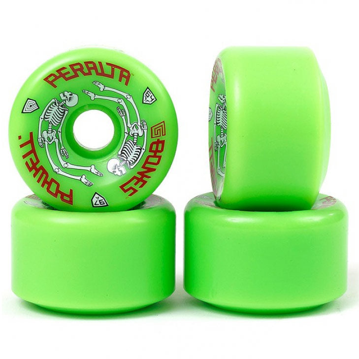 Powell Peralta G-Bones Skateboard Wheels Lime Green 64MM 97A