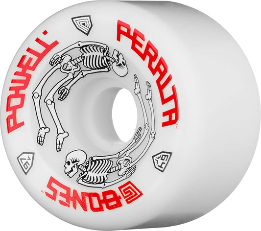 Powell Peralta G-Bones Skateboard Wheels White 64MM 97A