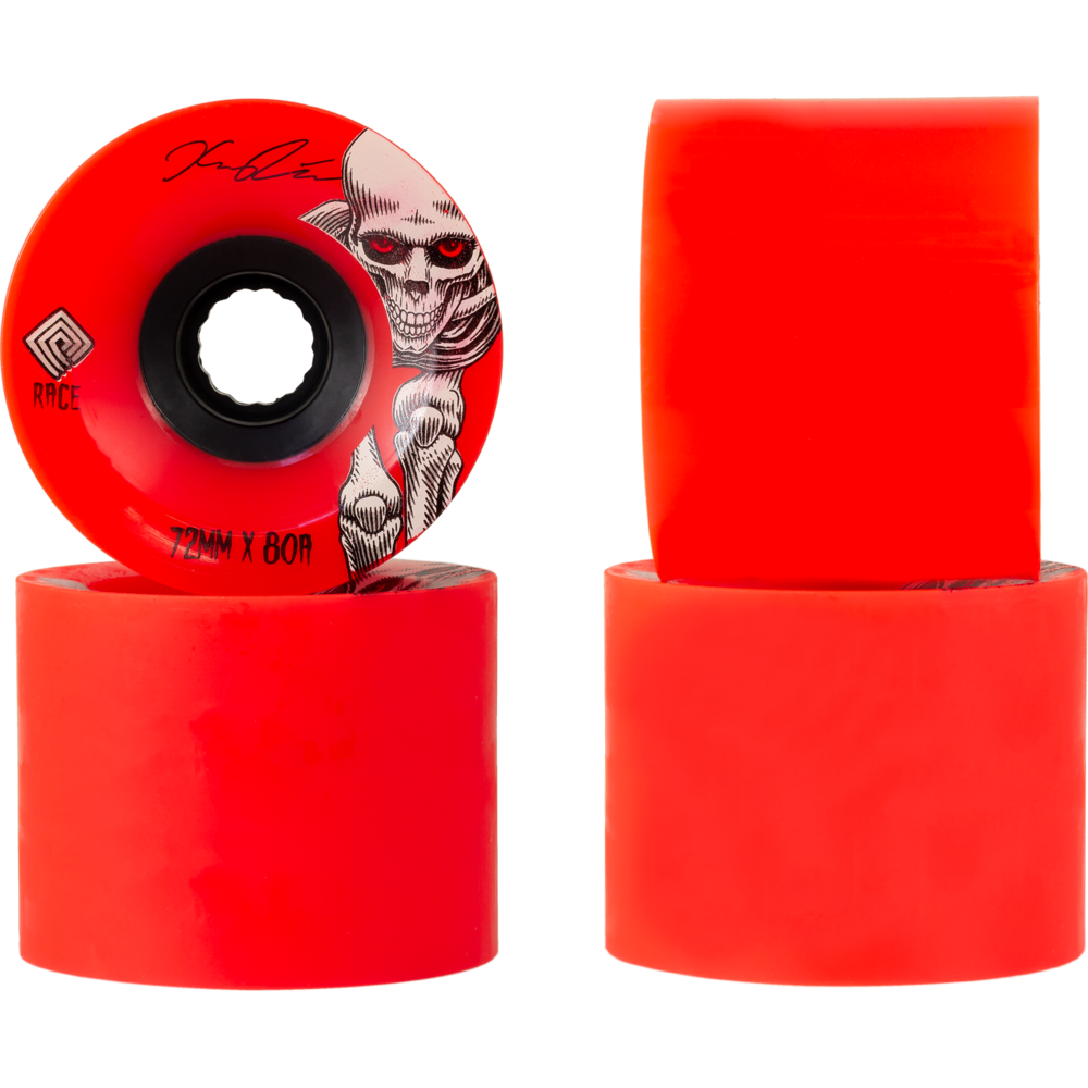 Powell Peralta Kevin Reimer Skateboard Wheels Red, Black 72MM 80A
