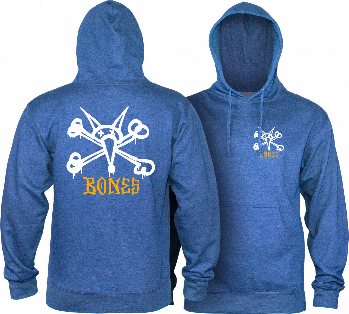 Powell Peralta Rat Bones Hoodie - Royal Heather