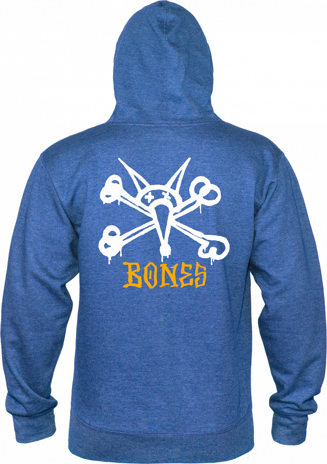 Powell Peralta Rat Bones Midweight Hooded Sweatshirt - Royal Heather