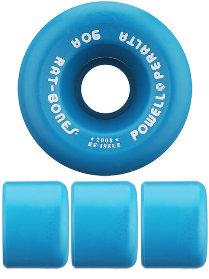 Powell Peralta Rat Bones Skateboard Wheels Blue 60MM 90A