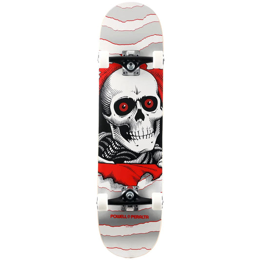 Powell Peralta Ripper Complete Skateboard Silver 8.0"