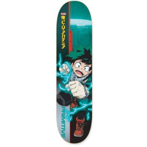 Primitive X My Hero Academia Izuku Midoriya Skateboard Deck 8.5"