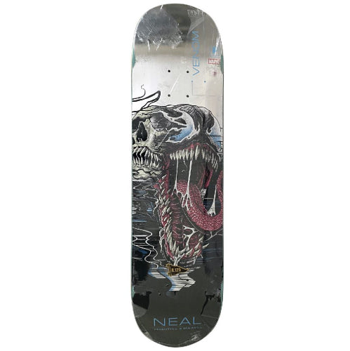 New with Shipping Blemishes - Primitive X Marvel Robert Neal Pro Venom Skateboard Deck 8.125"