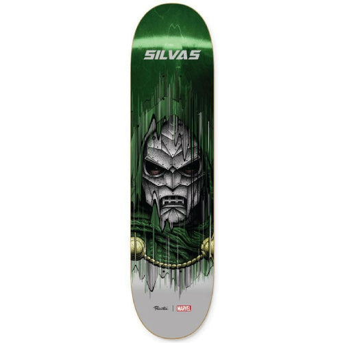Primitive X Marvel Miles Silvas Pro Doctor Doom Skateboard Deck 8.25"