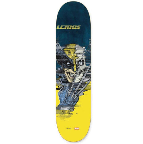 Primitive X Marvel Tiago Lemos Pro Wolverine Skateboard Deck 8.0"