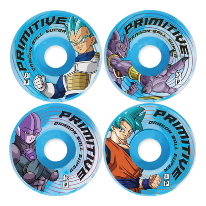 Primitive x Dragonball DBS2 Survival Team Wheel Blue Swirl 52MM 101A