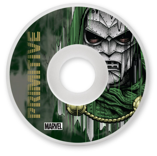 Primitive x Marvel Doctor Doom Skateboard Green Wheels 53MM