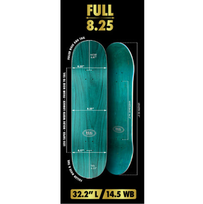 Real Nicole Hause Cathedral Skateboard Deck Full Shape 8.25"