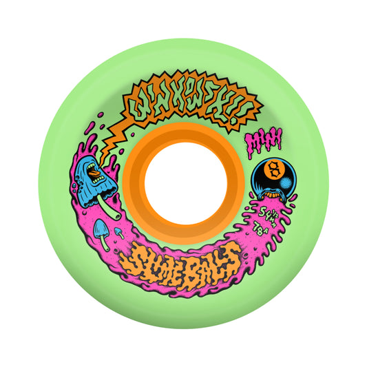 Santa Cruz Erick Winkowski Pro Mini OG Slime Balls Skateboard Wheels Lime 54.5MM 78A