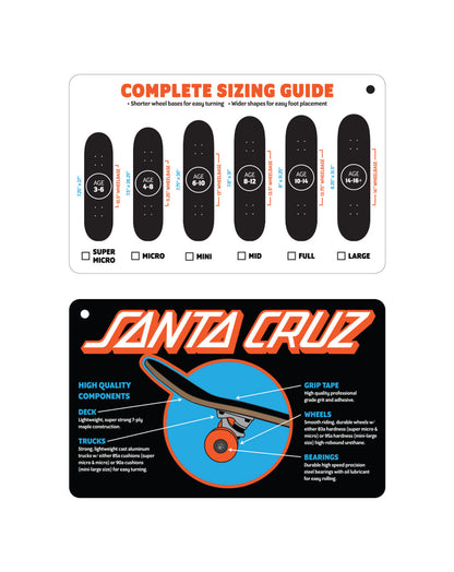 Santa Cruz Obscure Screaming Hand Complete Skateboard Prism Multi 8.25"