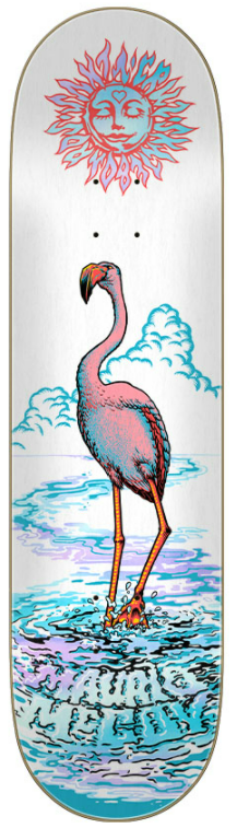 Santa Cruz Maurio McCoy Pro Flamingo VX Skateboard Deck 8.25"